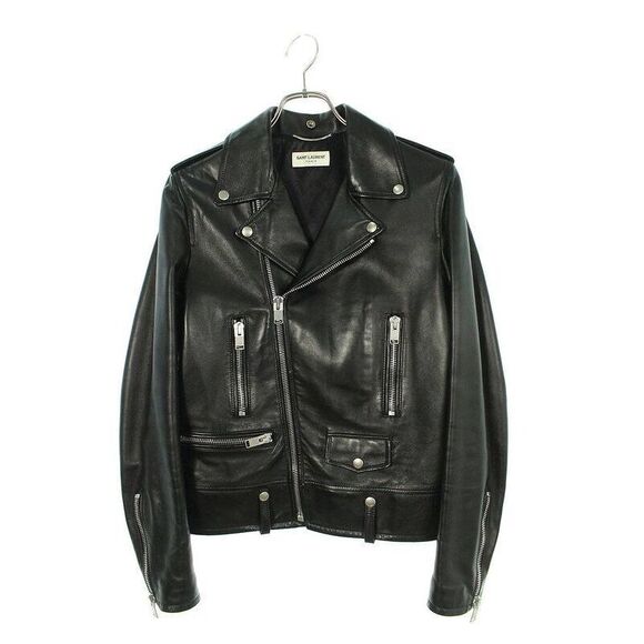 Saint Laurent Paris L01 361841 Y5ha1 Classic Motorcycle Rider Scuff The Jacket